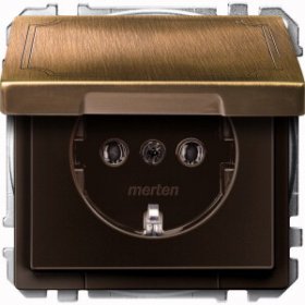 

MTN2311-4143 Механизм розетки с крышкой Merten, Artec MTN2311-4143