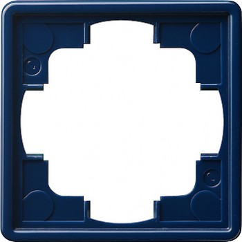 021146 Рамка S-color Синий 1-постовая Gira фото