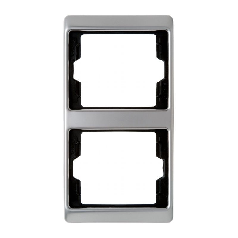 

13240004 Рамка Arsys Нержавеющая сталь 2-постовая вертикальная Berker, Arsys 13240004