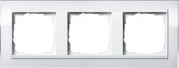 0213723 Рамка Event Clear Белый 3-постовая Gira фото