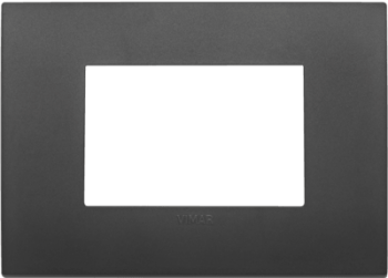 19653.71 Рамка Arke Classic Черный 3-модульная Vimar фото