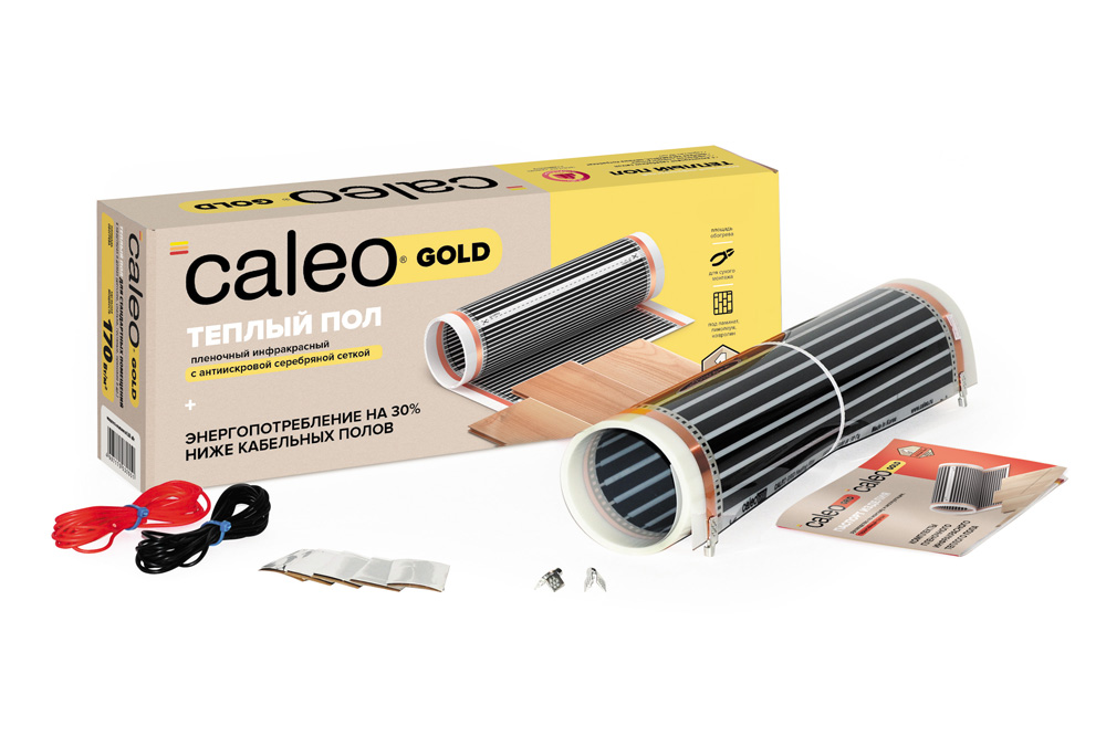 

Пленочный теплый пол CALEO GOLD 170 Вт/м2, 4 м2 КА000000769, GOLD КА000000769