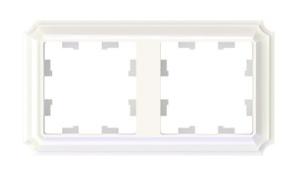 2-постовая рамка ЖЕМЧУГ Systeme Electric (Schneider Electric) AtlasDesign Antique ATN100402 фото