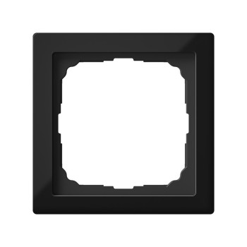Рамка 1 пост органическое стекло черный Systeme Electric Artgallery pure GAL321001 фото