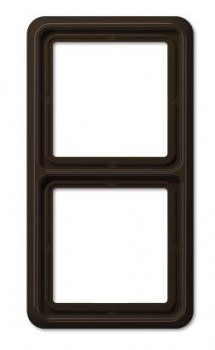 CD582WUBR Рамка CD Ударопрочная Коричневый 2-постовая Jung фото