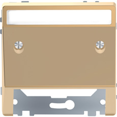 

MTN4540-6051 D-life центральная накладка наклонная, шампань Merten, D-Life MTN4540-6051
