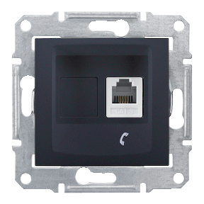 

SDN4101170 Телеф. розетка, графит Schneider Electric, Sedna SDN4101170