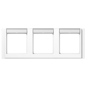 A5830NAWW Рамка с шильдиком A 500 Белый 3-постовая Jung фото