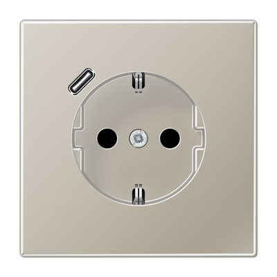 

ES1520-18C-L Нержавеющая сталь Розетка SCHUKO® с USB-интерфейсом с 1 USB-портом типа A LS серия, LS ZERO ES1520-18C-L