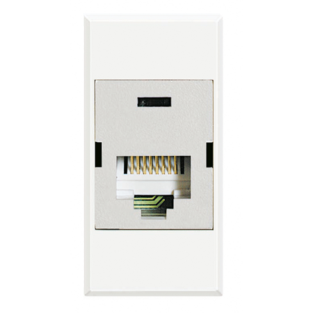

HD4262C6S Axolute розетка RJ45 FTP к6 110 Bticino, Axolute Овал HD4262C6S