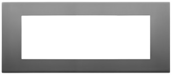 30657.72 Рамка Linea, 7 модулей,  нержавеющая сталь брашированная, металл Vimar фото