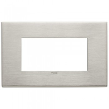 22654.11 Рамка Eikon EXE Никель матовый 4-модульная Vimar фото