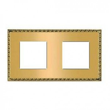 FD01212OR Рамка Toledo Real Gold 2-постовая Fede фото