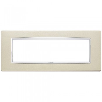 20657.C07 Рамка Eikon Chrome Classica Шампань металлик 7 модулей Vimar фото