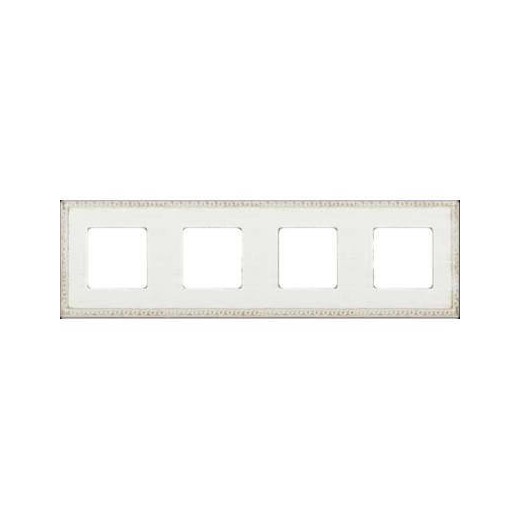 

FD01214BD Рамка Provence White Decape 4-постовая Fede, Provence FD01214BD