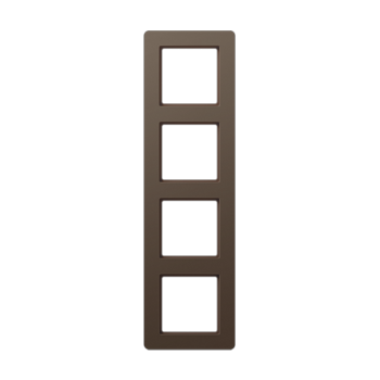 AF584BFMO Рамка A flow мокко 4-постовая Jung фото