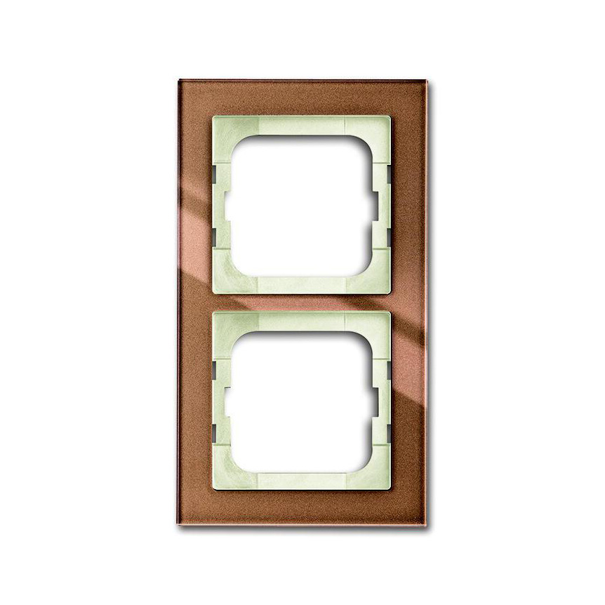 

1722-283 Рамка Axcent Бронзовое стекло 2-постовая ABB, Axcent 1722-283