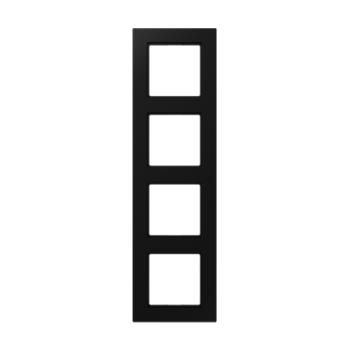 A5584BFSWM Рамка A550 Черный матовый 4-постовая Jung фото