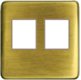 

FD04318PB-A Монтажная плата для 2-х инф. разъемов RJ-45 бежевый, цвет Bright Patina FEDE, Vintage Wood FD04318PB-A