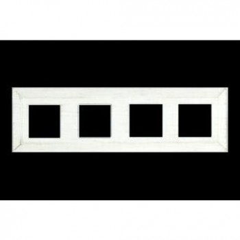 FD01254BD Рамка Provence White Decape 4-постовая Fede фото