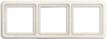 CD583W Рамка CD 500 Бежевый 3-постовая Jung фото