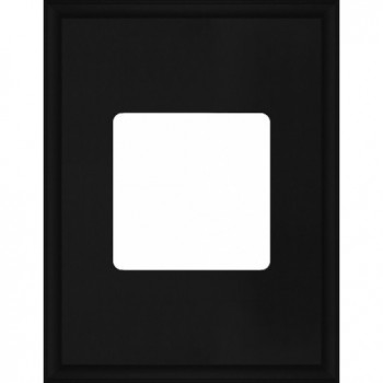 FD01611BK Рамка New Marco Черный 1-постовая Fede фото