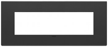 22657.03 Рамка Eikon EXE Антрацит 7-модульная Vimar фото