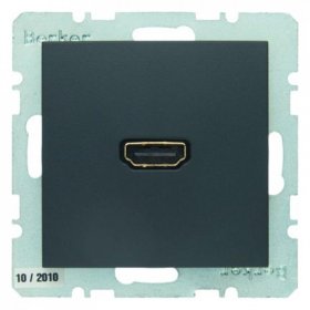 

3315426086 BMO HDMI, Q.1/Q.3, цвет: антрацитовый Berker, Q.7 3315426086