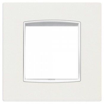 20642.B01 Рамка Eikon Total Look Арктический белый 2 модуля Vimar фото