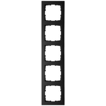 Рамка  G-Flex 5-постовая,  Антрацит Jasmart G1105B фото