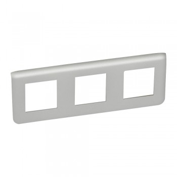 079306 Рамка Mosaic Алюминий 3х2-модульная Legrand фото