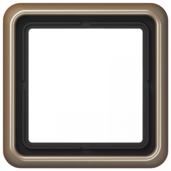 CD581GB Рамка CD 500 Бронза 1-постовая Jung фото