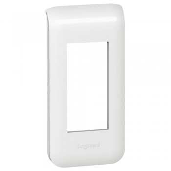 078801 Рамка Mosaic Белый 1-модульная Legrand фото