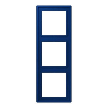 LC9834320T Рамка Les Couleurs Le Corbusier Blue outremer fonce 3-постовая Jung фото