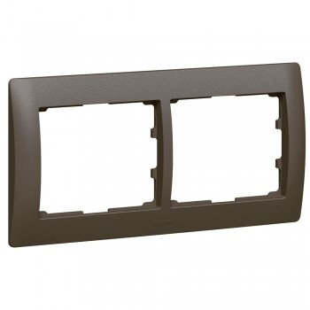 771202 Рамка Galea Life Темная бронза 2-постовая Legrand фото