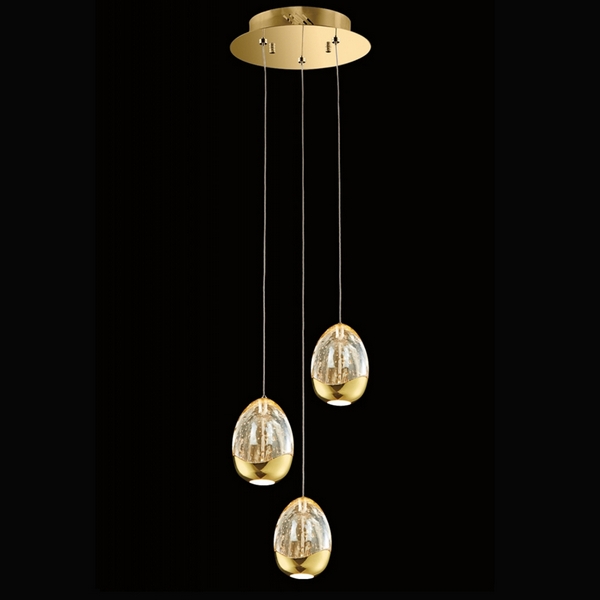 

Подвесной светильник Terrene MD13003023-3A Gold Illuminati, Золотой, Terrene MD13003023-3A Gold