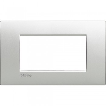 LNC4804TE Рамка LivingLight Air Алюминий 4 модуля Bticino фото