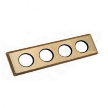 39804502 Рамка Venezia Metal Золото 4-постовая Fontini фото