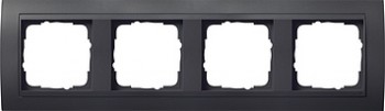021408 Рамка Event Черный 4-постовая Gira фото