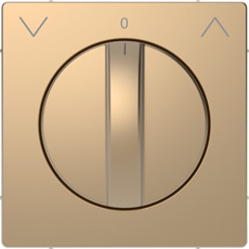 

MTN3875-6051 D-life центральн. накладка для поворот. мех-ма рольставней, шампань Merten, D-Life MTN3875-6051