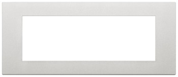 Рамка  7 модулей серебро, пластмасса Vimar Linea 30657.20 фото