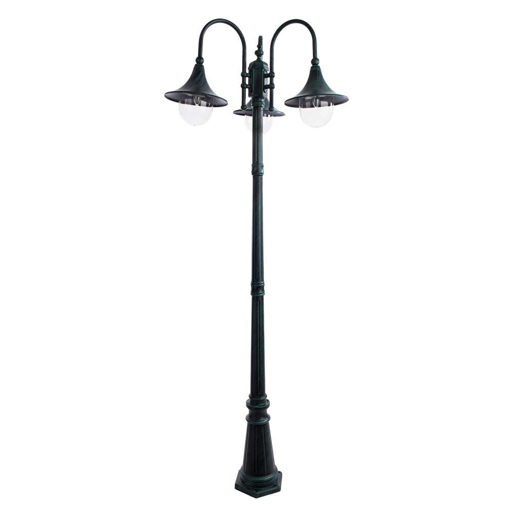 

Садово-парковый светильник Arte Lamp Malaga A1086PA-3BG, Медь, Malaga A1086PA-3BG