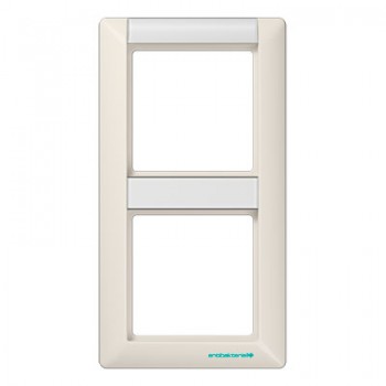 ABAS582NA Рамка AS 500 Бежевый 2-постовая Jung фото