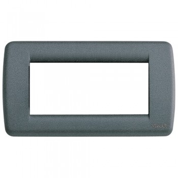 16754.46 Рамка Idea Rondo Шиферный 4 модуля Vimar фото