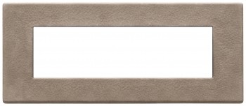 22657.22 Рамка Eikon EXE Коричневый 7-модульная Vimar фото