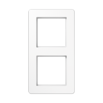 AF582BFWW Рамка A flow Белый 2-постовая Jung фото