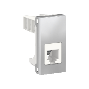 

NU349130 Розетка телефонная, RJ12, одиночная, 1 Модуль, Алюминий Schneider Electric, Unica Modular NU349130