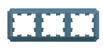 3-постовая рамка изумруд Systeme Electric (Schneider Electric) AtlasDesign Antique ATN100803 фото