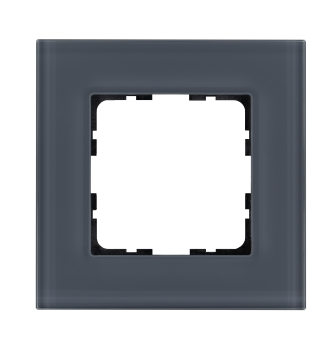 Рамка 1-постовая, стекло  Маренго Jasmart G-Glass G1001GC фото