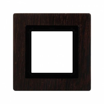 Рамка из натурального дерева венге 2 модуля DKC Avanti 4402842 фото